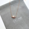 Planet Cubic Zirconia Necklace - CHOMEL