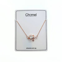 Planet Cubic Zirconia Necklace - CHOMEL