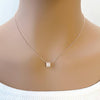 Tunnel Mother of Pearl Cubic Necklace - CHOMEL