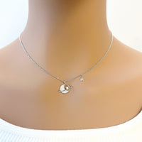 Planet Cubic Zirconia Necklace - CHOMEL
