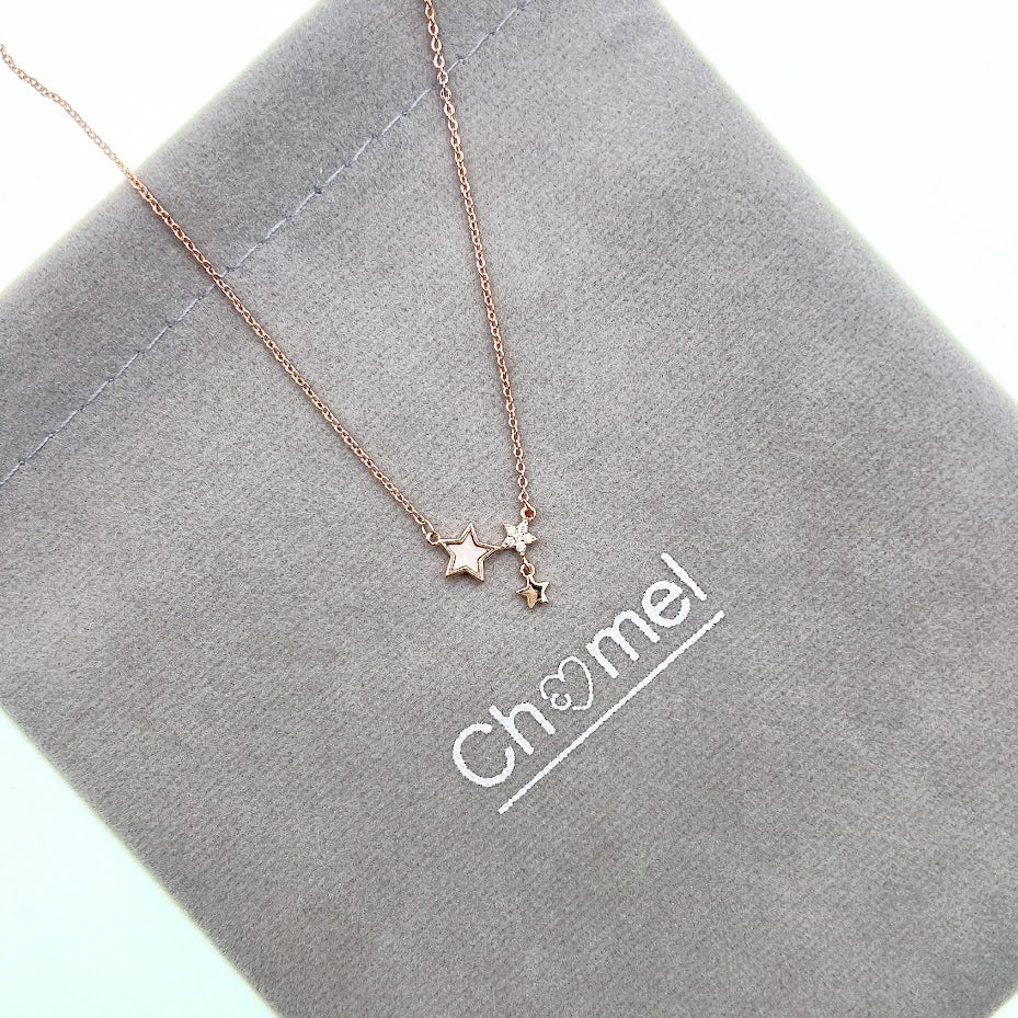 Star Mother of Pearl Necklace - CHOMEL