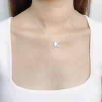 Leaf Mother of Pearl Necklace - CHOMEL