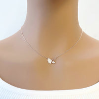 Leaf Mother of Pearl Necklace - CHOMEL