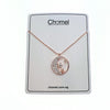 Moon & Star Cubic Zirconia Necklace - CHOMEL