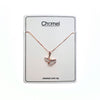 Gingko Leaf Cubic Zirconia Necklace - CHOMEL