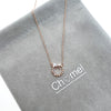 Ribbon Cubic Zirconia Necklace - CHOMEL