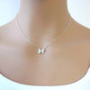 Ribbon Cubic Zirconia Necklace - CHOMEL