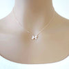 Ribbon Cubic Zirconia Necklace - CHOMEL
