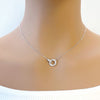 Interlocking Circle Cubic Zirconia Necklace - CHOMEL
