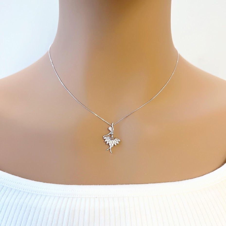 Ballerina Cubic Zirconia  Necklace - CHOMEL