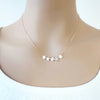 Flower Cubic Zirconia Necklace - CHOMEL