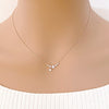 Star Flower Cubic Zirconia Necklace - CHOMEL
