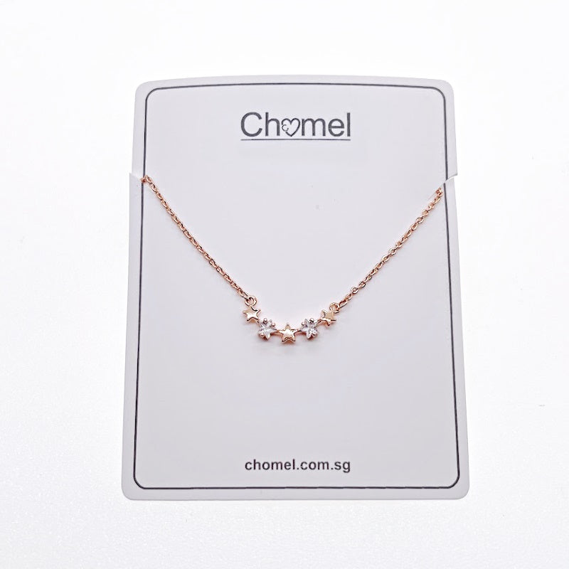 Star Cubic Zirconia Necklace - CHOMEL