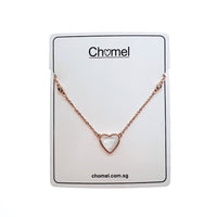 Heart Mother of Pearl Necklace - CHOMEL
