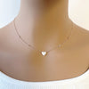 Heart Mother of Pearl Necklace - CHOMEL