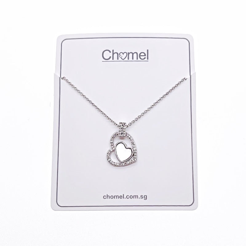 Heart Mother of Pearl Necklace - CHOMEL