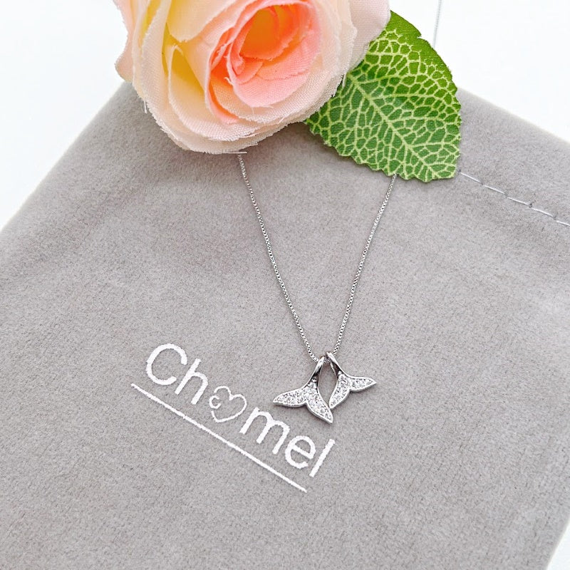 Mermaid Tail Cubic Zirconia Necklace - CHOMEL