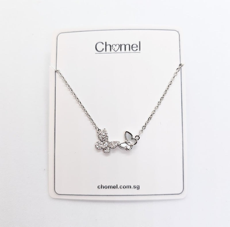 Butterfly Cubic Zirconia Necklace - CHOMEL