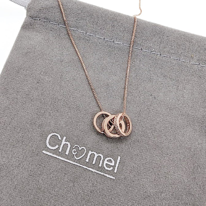 Eternity Pendant Necklace - CHOMEL