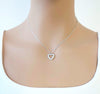 Heart Cubic Zirconia Necklace - CHOMEL