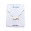 Star Cubic Zirconia Necklace - CHOMEL