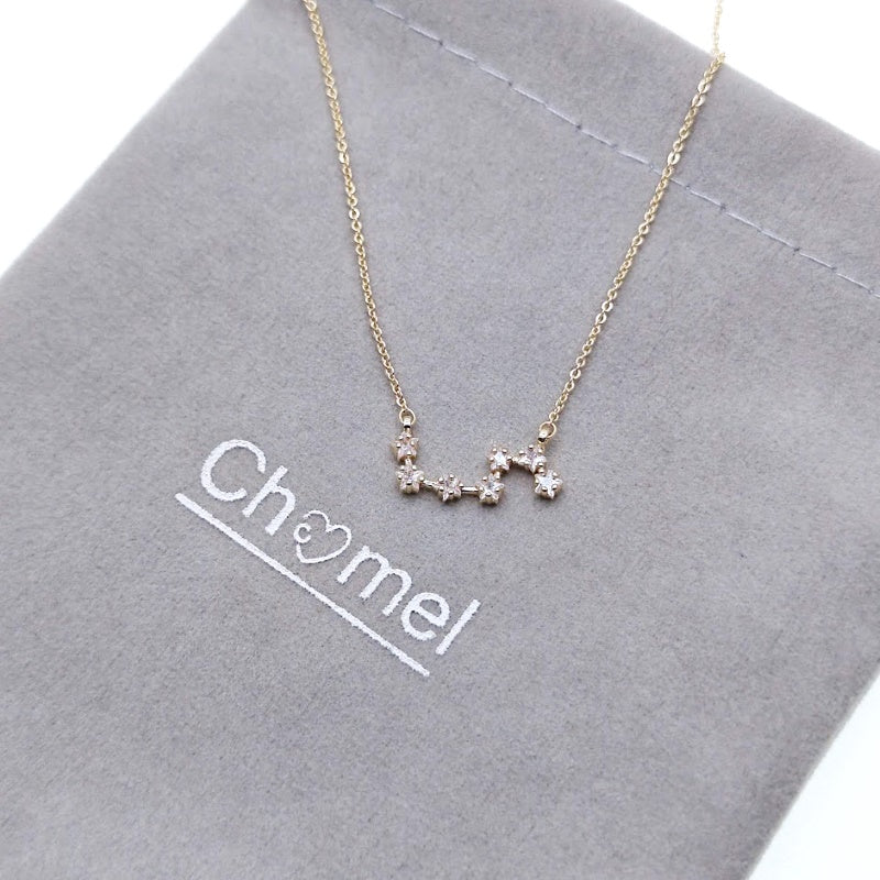 Star Cubic Zirconia Necklace - CHOMEL
