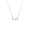 CHOMEL Cubic zirconia star gold  necklace