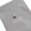 Circle Mother of Pearl & Cubic Zirconia Necklace - CHOMEL