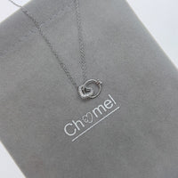 Interlocking Heart & Ring Necklace - CHOMEL