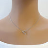 Interlocking Heart & Ring Necklace - CHOMEL