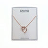Interlocking Heart & Ring Necklace - CHOMEL