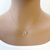 Interlocking Heart & Ring Necklace - CHOMEL