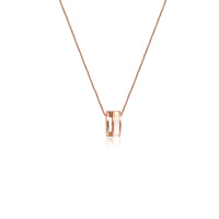 Chomel Tunnel Mother Of Pearl Rosegold Necklace