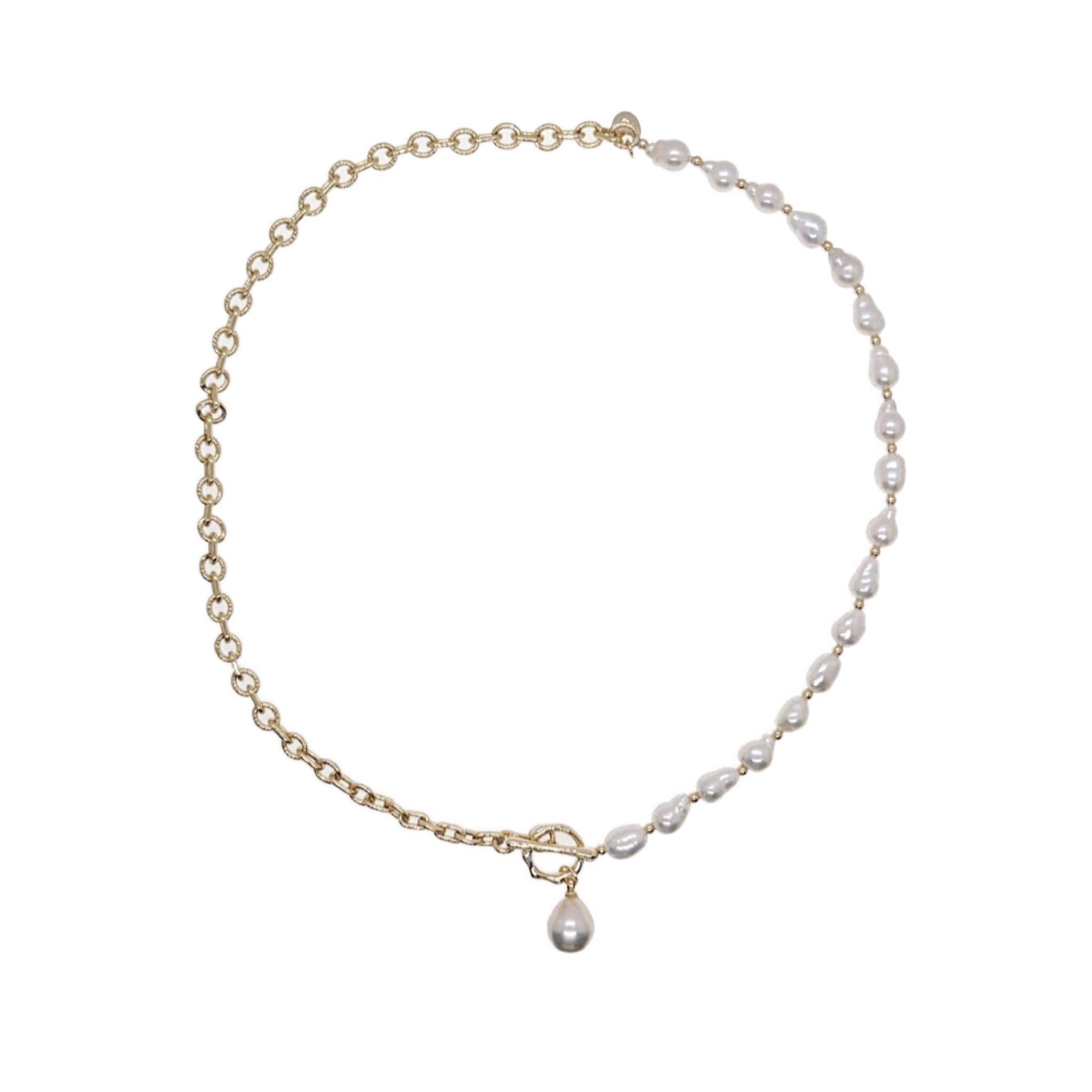Freshwater Pearl with Pendant Necklace - CHOMEL