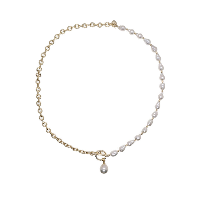 Freshwater Pearl with Pendant Necklace - CHOMEL
