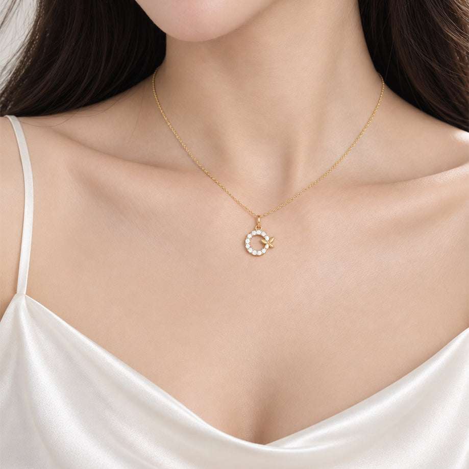 Butterfly Cubic Zirconia Necklace
