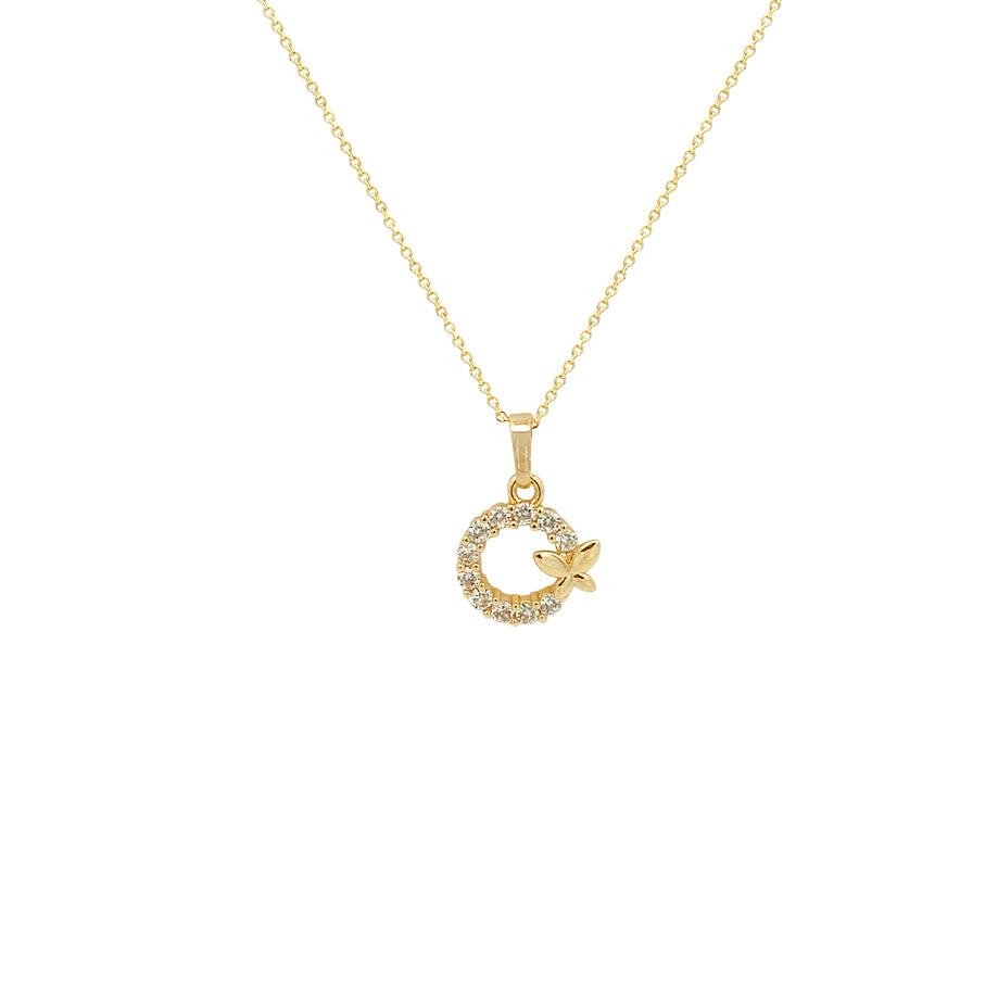 Butterfly Cubic Zirconia Necklace