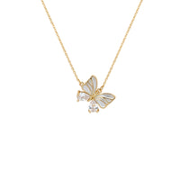 Butterfly Cubic Zirconia Necklace