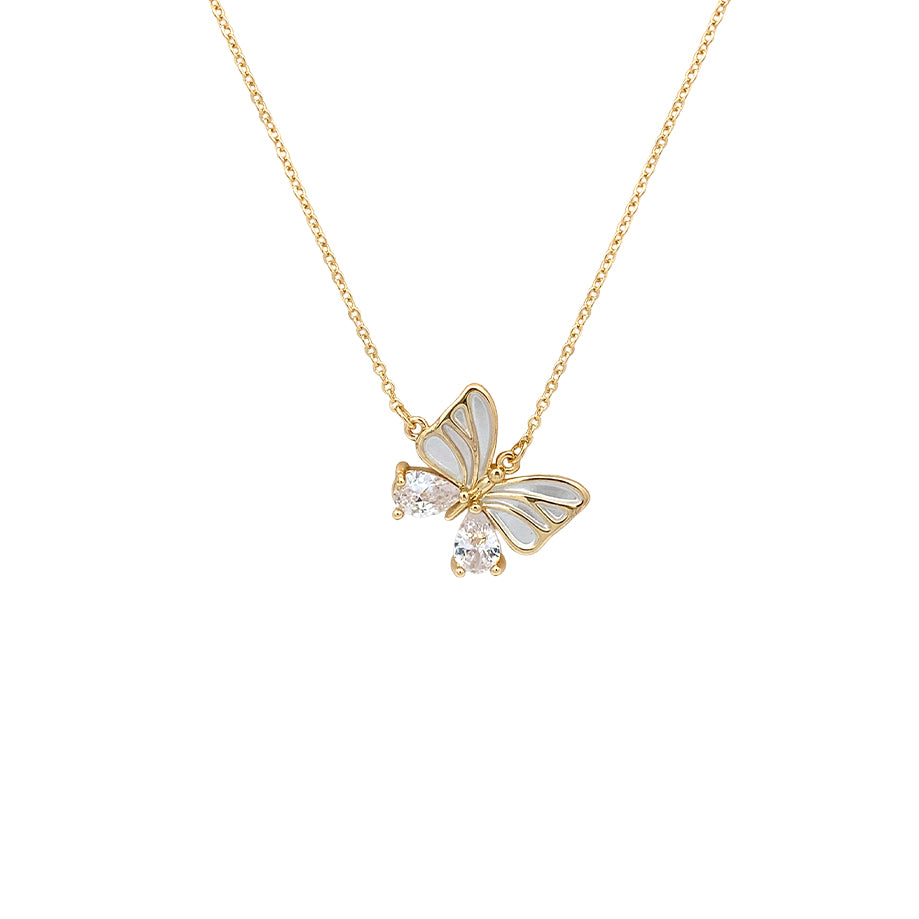 Butterfly Cubic Zirconia Necklace