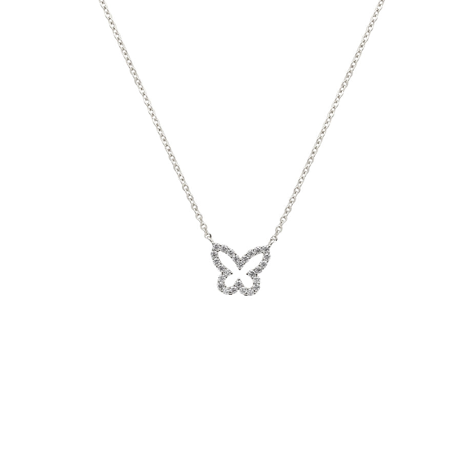 Butterfly Cubic Zirconia Necklace