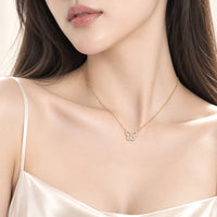 Butterfly Cubic Zirconia Necklace