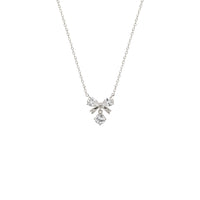Ribbon Cubic Zirconia Necklace