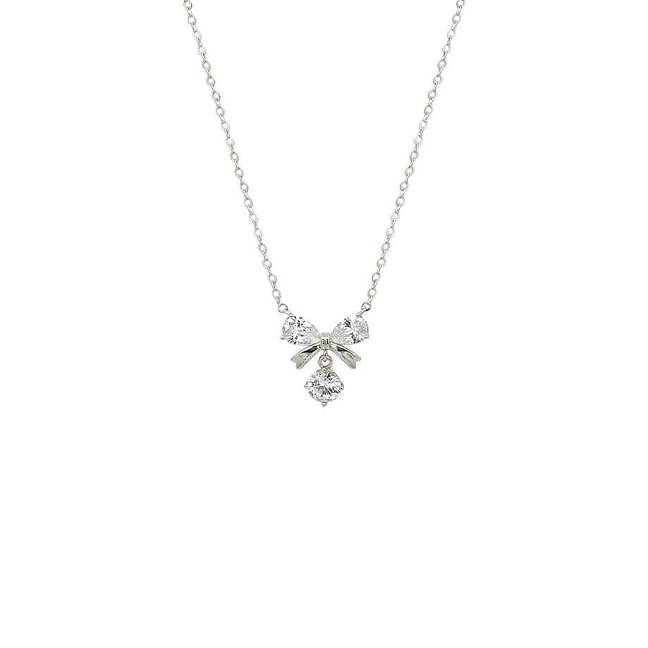 Ribbon Cubic Zirconia Necklace
