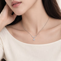 Cubic Zirconia Pendant Necklace