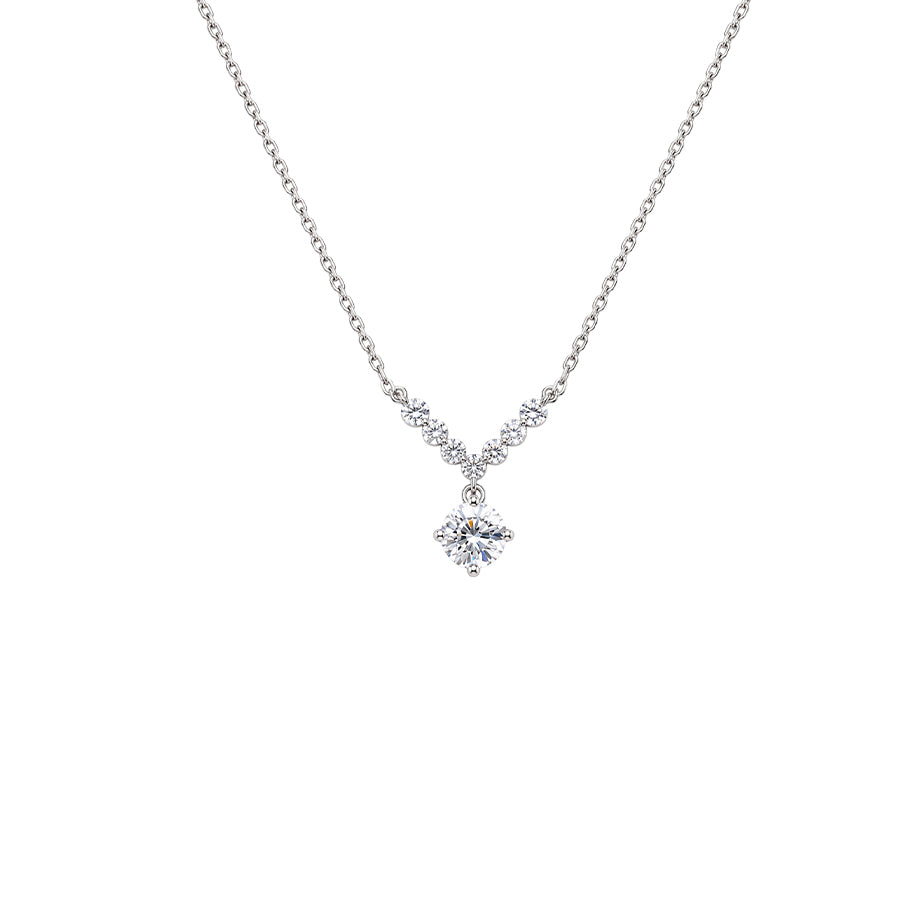 Cubic Zirconia Pendant Necklace