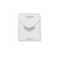 Solitaire Drops Cubic Zirconia Necklace