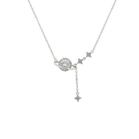 Planet Cubic Zirconia Necklace
