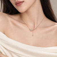 Planet Cubic Zirconia Necklace