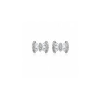 Ribbon Cubic Zirconia Earring