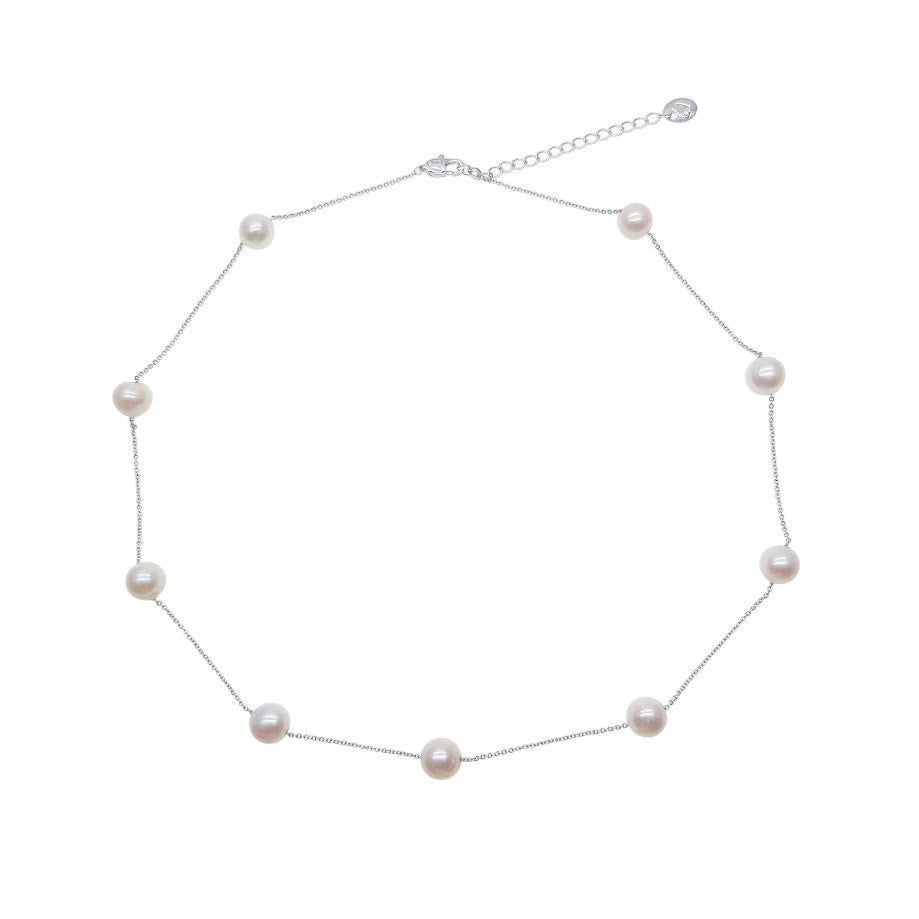 Freshwater Pearl On Chain Necklace